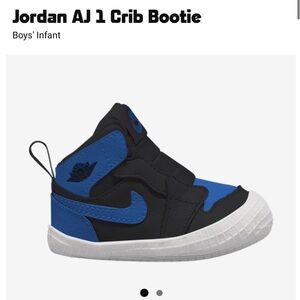 Baby Jordan AJ 1 Crib Bootie size 2c